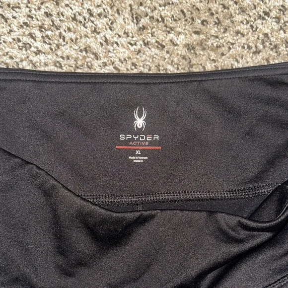 Spyder Black Leggings/fleece - Picture 2 of 6
